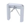Tourniquet tripode électronique LTT 303 E vu en 3D isométrique, Inox AISI 304, contrôle d'accès piéton tertiaire et industriel.