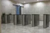 Couloir rapide vitré 170 cm LTOP 301, Inox AISI 304, contrôle d'accès piéton tertiaire.