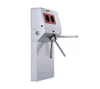 Tourniquet tripode distributeur gel DT-590 vu en 3D isométrique, Inox 304, contrôle d'accès piéton tertiaire et industriel.