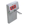 Tourniquet tripode distributeur gel DT-590 vu en 3D, Inox 304, contrôle d'accès piéton tertiaire et industriel.